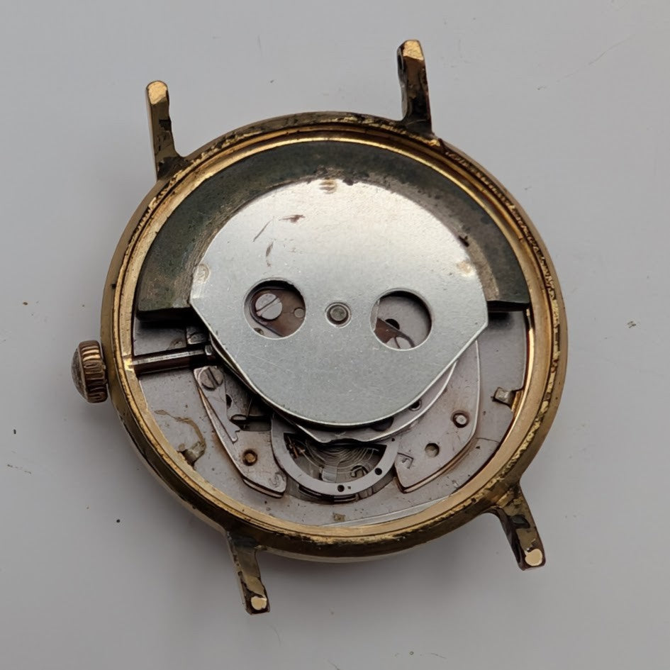 Timex Viscount Self-Wind 4047 3163 (1963) – Gold-Tone Case – Parts/Repair1