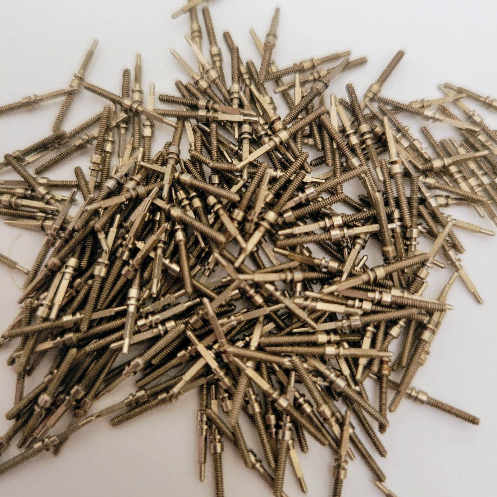 25 Vtg Watch Stems Parts Steampunk Altered Art Watchmakers Lot Crafts Movements0