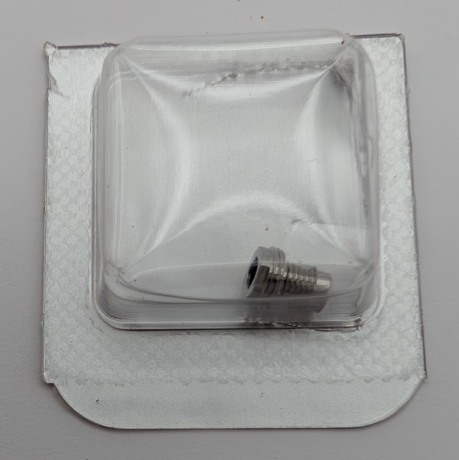 Omega Case/Crown Tube 090ST1346 – M4.0×1.60 + M3.0×3.15 (L≈4.8 mm) – SS – 1pc2