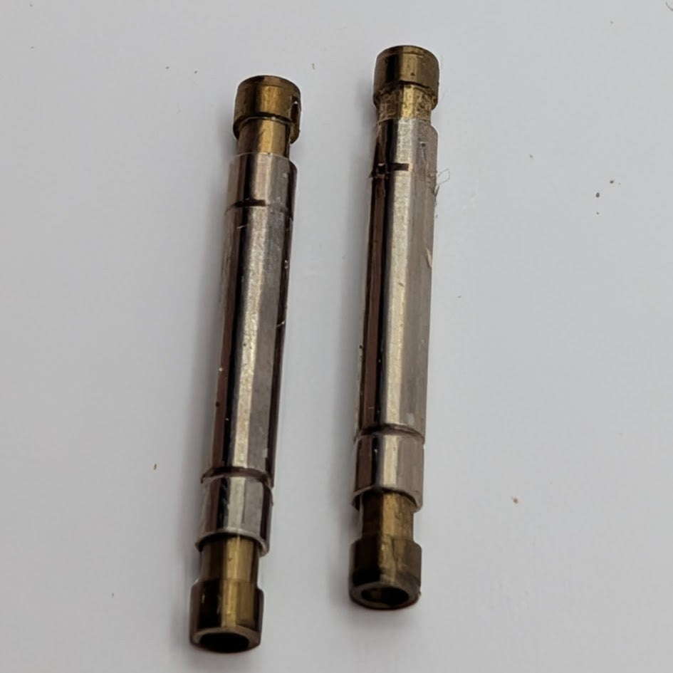 Vintage NOS Lot 2 Female Spring Bars 20mm x 2mm 1.2mm Ends Watch3