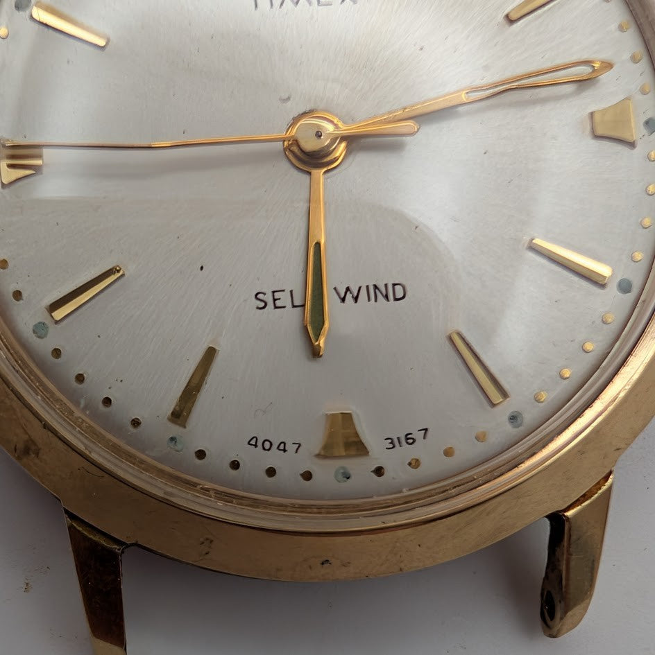 1967 Timex Viscount Self Wind Watch 4047-3167 – Running, Hands Damaged2