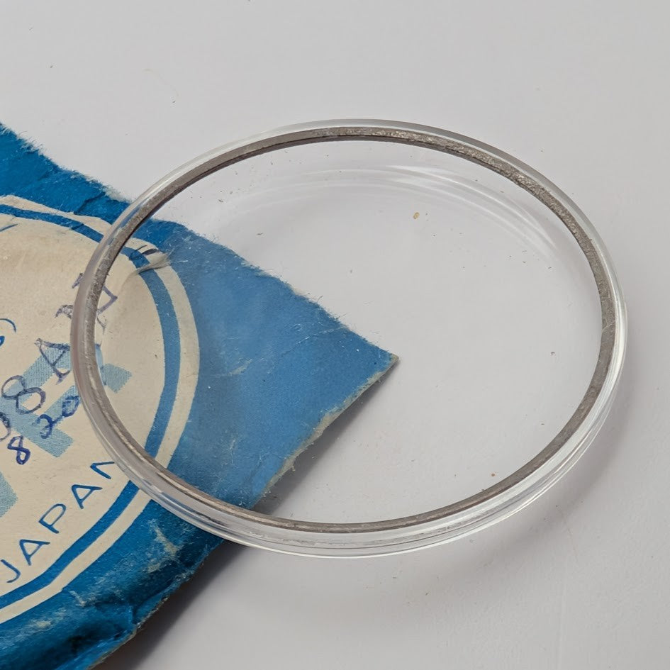Seiko 340T08AN Acrylic Crystal 34.0mm w/ Silver Tension Ring – NOS Japan1