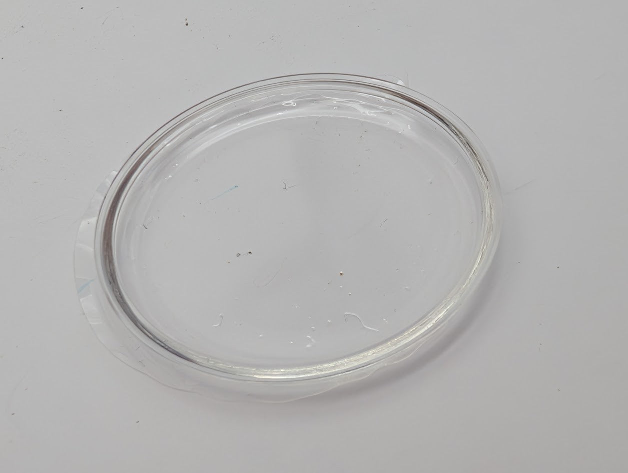 Open Face Pocket Watch Crystal 42.75mm x 4mm Acrylic Dome Replacement2