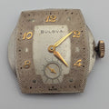 Bulova 11AC 17J Manual-Wind Movement w/ Dial & Hands – Balance Rotates – Parts0