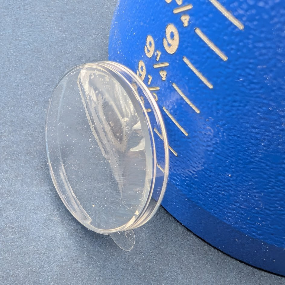 Bulova Accutron Plain Thick Watch Crystal - 30.5mm 7.6mm Hight - Aftermarket3