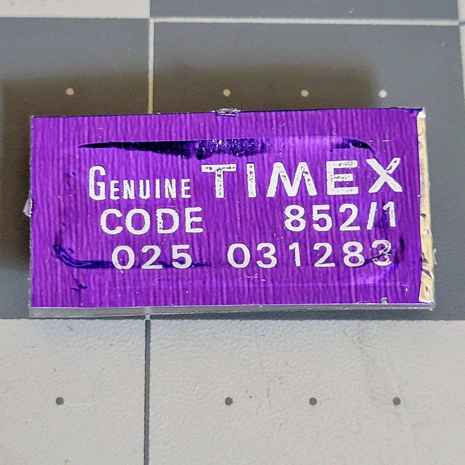 Genuine Timex 14.5mm White Sweep Second Hand 025 031283 NOS in Package2