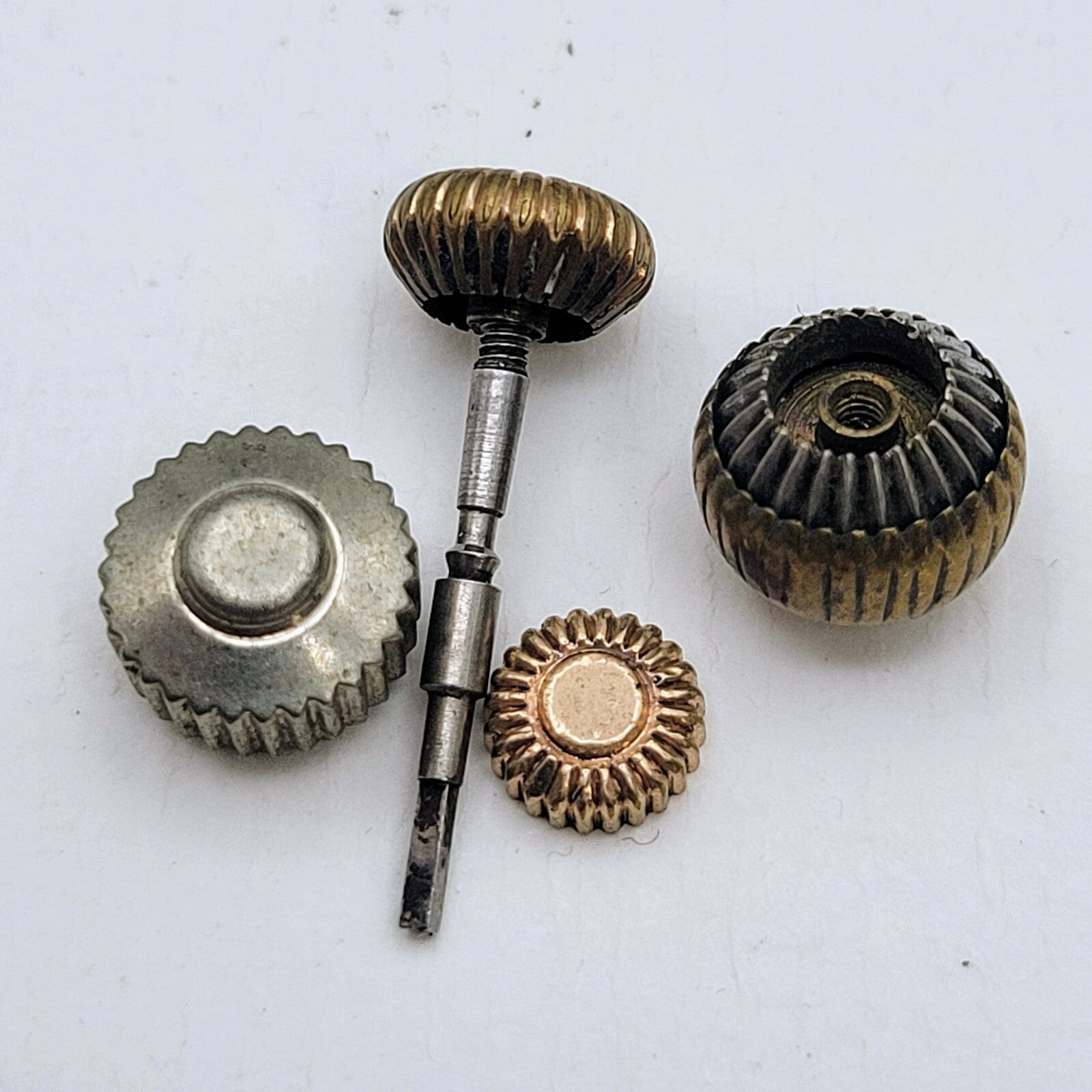 Assortment of Fifty (50) Various Color and Size Pocket Watch Crowns / Crown2