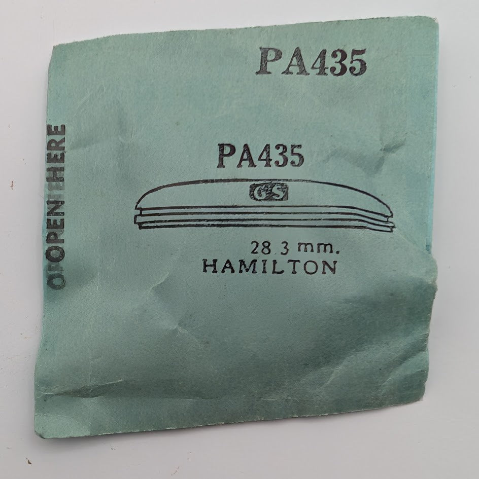 GS PA435 Watch Crystal 28.3mm Hamilton NOS Vintage Replacement0