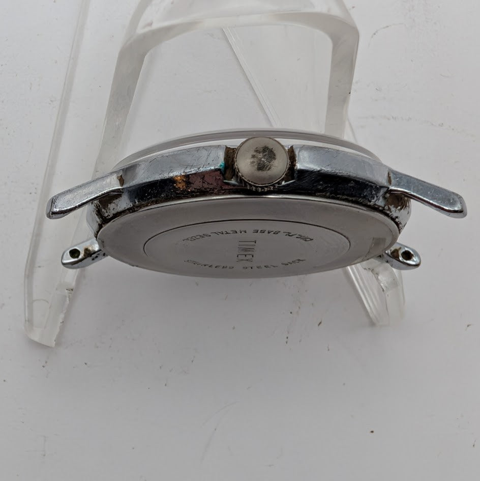 1972 Timex Mercury Watch Head – Orange Brown Dial – Stainless Back – Runs5