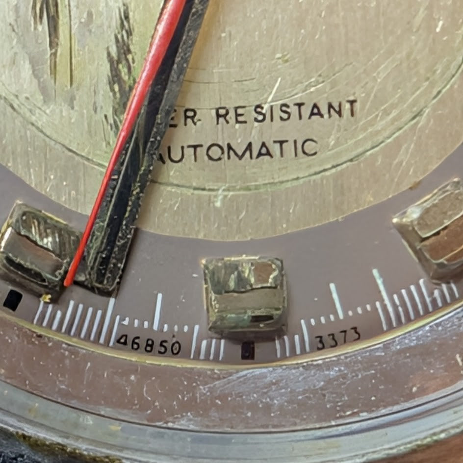 1973 Timex Viscount Day-Date Automatic 46850 3373 – Runs Slow – New Crystal12