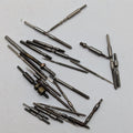 Pocket Watch Case Stems Lot of 25 - Mixed Sizes/Threads - Steel Repair Parts0