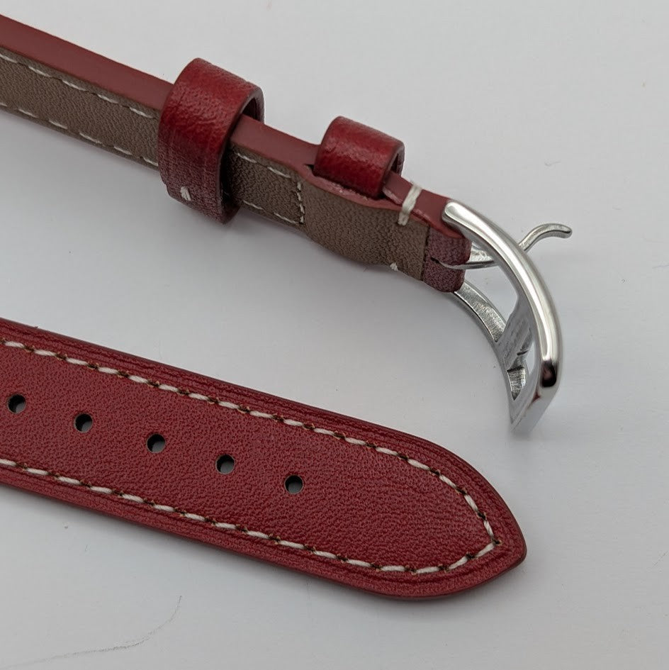 20mm Quick Release Leather Oil Wax Watch Band Strap Red Brown  Universal Fit6