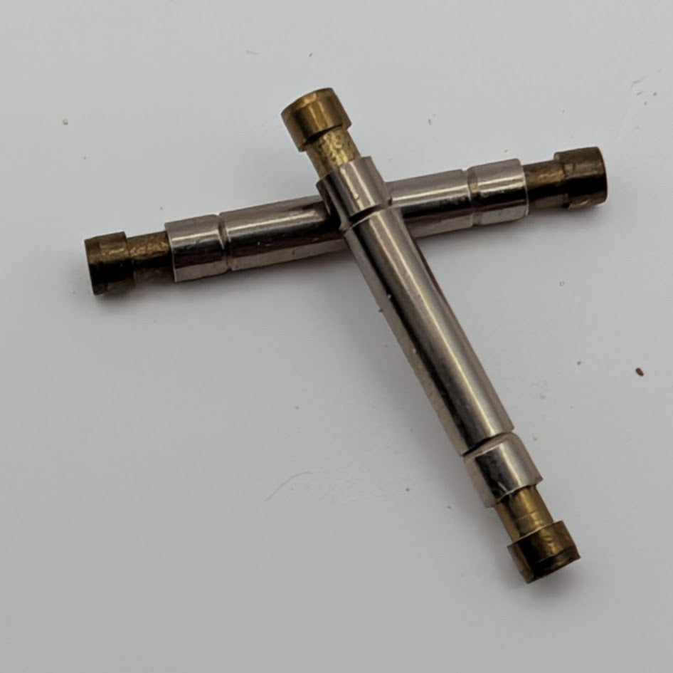 Vintage NOS Lot 2 Female Spring Bars 17mm x 2mm 1.2mm Ends Watch0