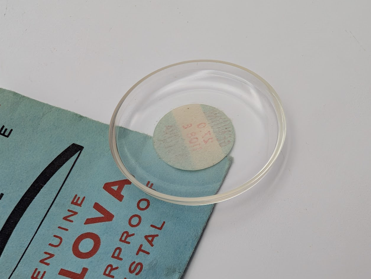 Genuine Bulova Accutron Part # 1108E, 27.0 mm Watch Crystal1