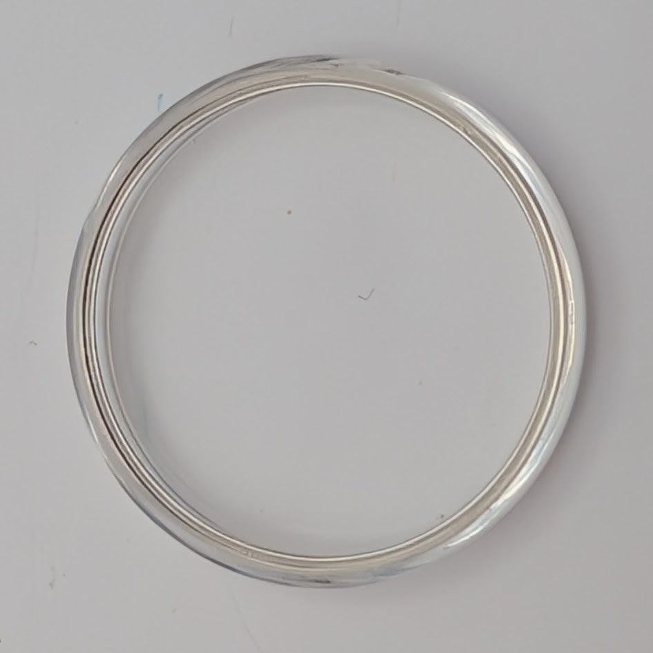 Aftermarket Seiko 31mm Acrylic Flat Top Watch Crystal w Silver Tension Ring3