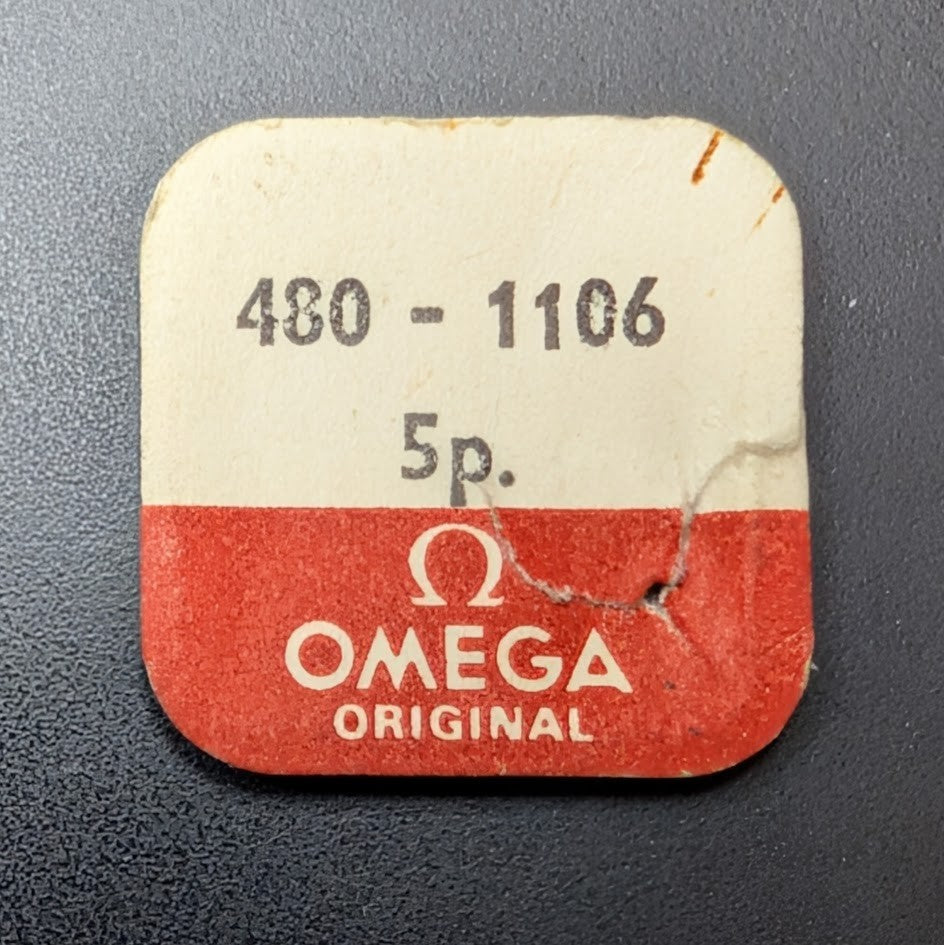 NOS Omega Cal 480 Winding Stems – Ref 1106 – Lot of 5 – Open Packet0