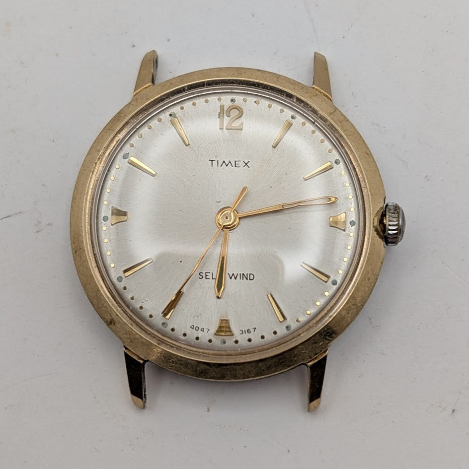 1967 Timex Viscount Self Wind Watch 4047-3167 – Running, Hands Damaged0