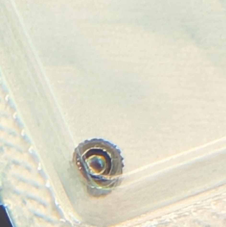 Omega 069ST42134 Stainless Steel Crown 2.9mm Tube 1.6mm For 0.9mm Tap 103